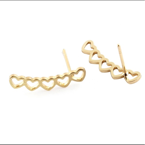 Stephanie Heart Ear Crawler - Picture 3 of 3